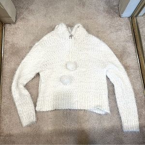 Jun & Ivy Cropped Hood Sweater